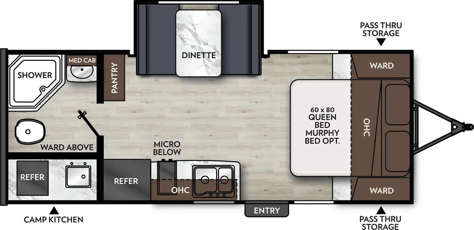 Apex Nano 203RBK Floorplan